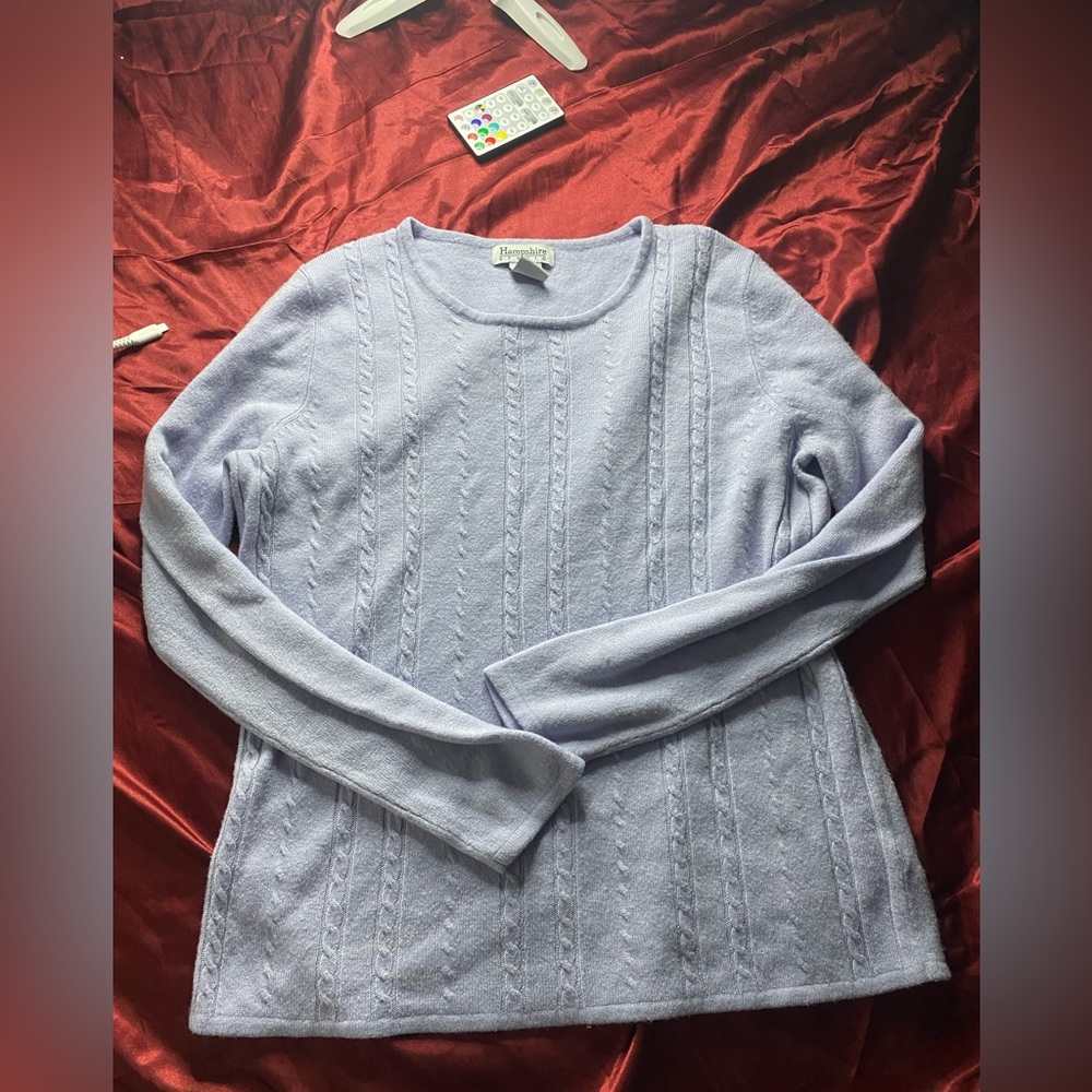 lavender vintage sweater